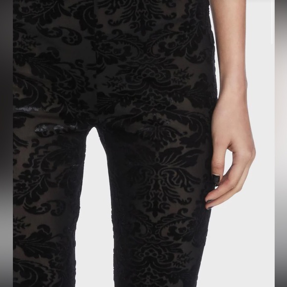 Widow PRETTY OBSESSED burnout flare pants - Picture 3 of 4